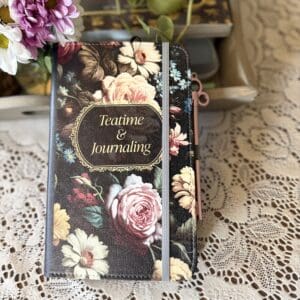 Tea Time & Journaling | Floral Refillable Journal