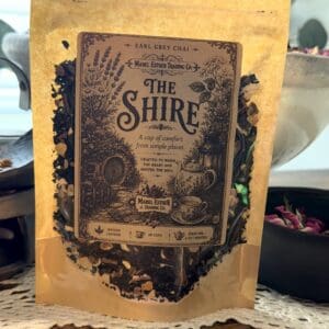 Earl Grey Chai herbal tea packaging design.