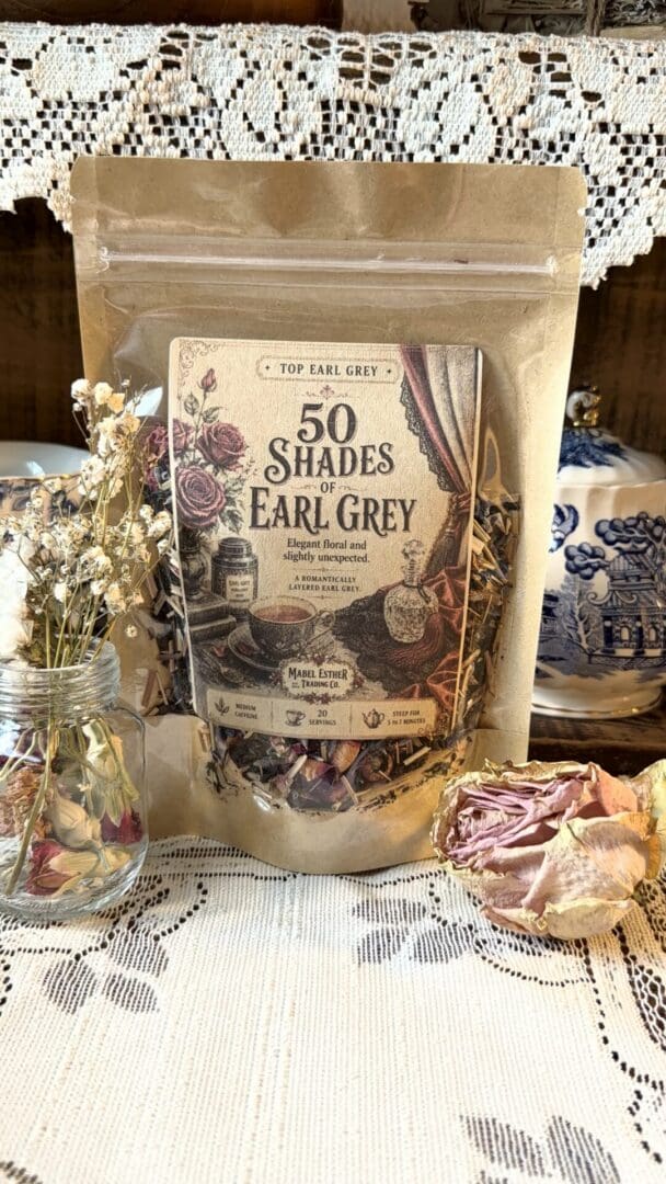 Earl Grey tea blend with floral notes.